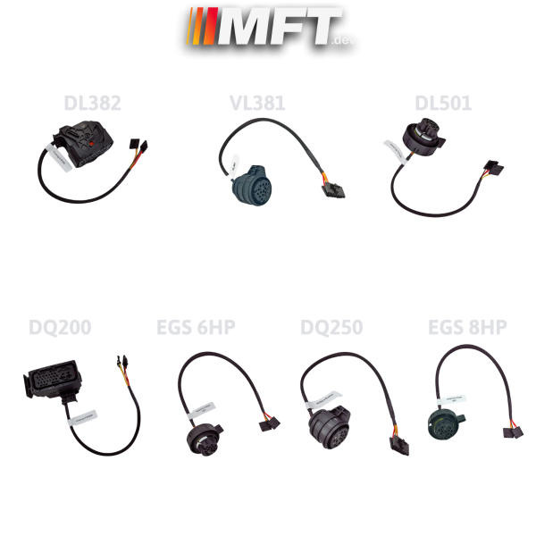 Paquete de 7 cables TCU para HexProg II