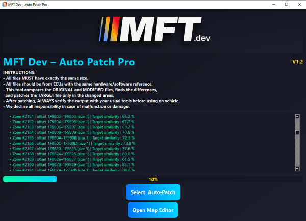 Software MFT DEV Auto Patch Pro - Imagen 2