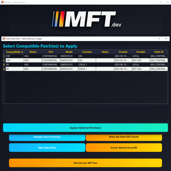 MFT Dev Auto Patch – Pro - Imagen 7